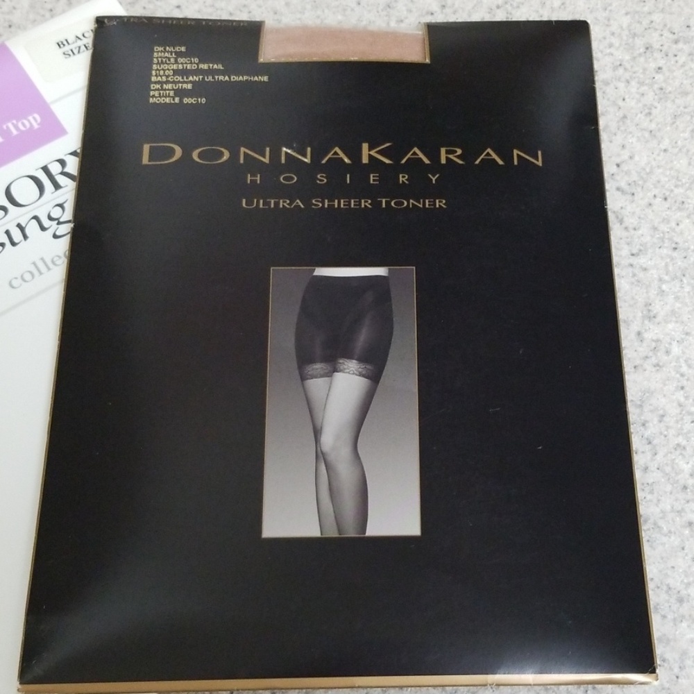 W Bonus pair Donna Karan Ultra Sheer Toner